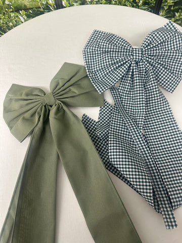 Large Bows - Gingham or Solid