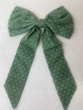BOW TIE BACKS for lampshades, door panels or curtain adornments.