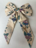 BOW TIE BACKS for lampshades, door panels or curtain adornments.