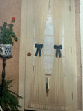 BOW TIE BACKS for lampshades, door panels or curtain adornments.