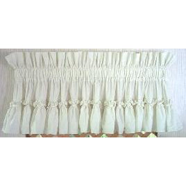 Cottage Ruffled Valance – The Curtain Cottage